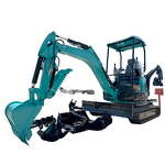 Mini Excavator Factory - 1.7 Ton Farm Used