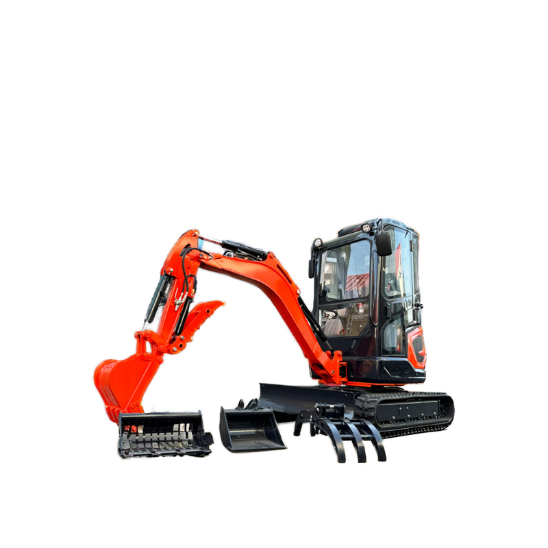 Mini Excavator Factory - 2 Ton Kubota Engine Cabin