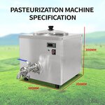 Milk Pasteurizer Factory - 14L Low Temperature Farm