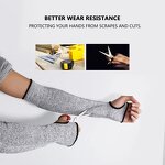 Cut Resistant Sleeves - OEM Arm Protector with Thumb Supplier