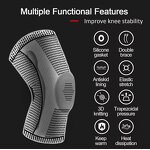 Knee Support Sleeves - OEM Silicone Knee Braces 2 Pack Supplier