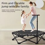 Foldable Mini Trampoline - OEM Rebounder with Handle Factory