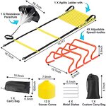 Soccer Training Kit - OEM Agility Ladder & Cones Set Supplier