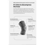 Knee Support Sleeves - OEM Silicone Knee Braces 2 Pack Supplier