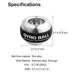Gyro Ball Wrist Exerciser - OEM Forearm Strengthener Supplier
