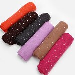 Hijab Factory - Muslim Chiffon Stone Hijab Headscarf