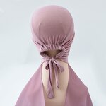 Hijab Factory - New Solid Color Muslim Headband Hijab