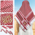 Hijab Factory - New Men's Jacquard Arab Headscarf