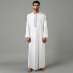 Men's Abaya Factory - Long Sleeve Hooded Islamic Dress