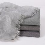 Hijab Factory - Glitter Shiny Plain Long Scarf Shawl