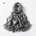 Hijab Factory - Glitter Shiny Plain Long Scarf Shawl