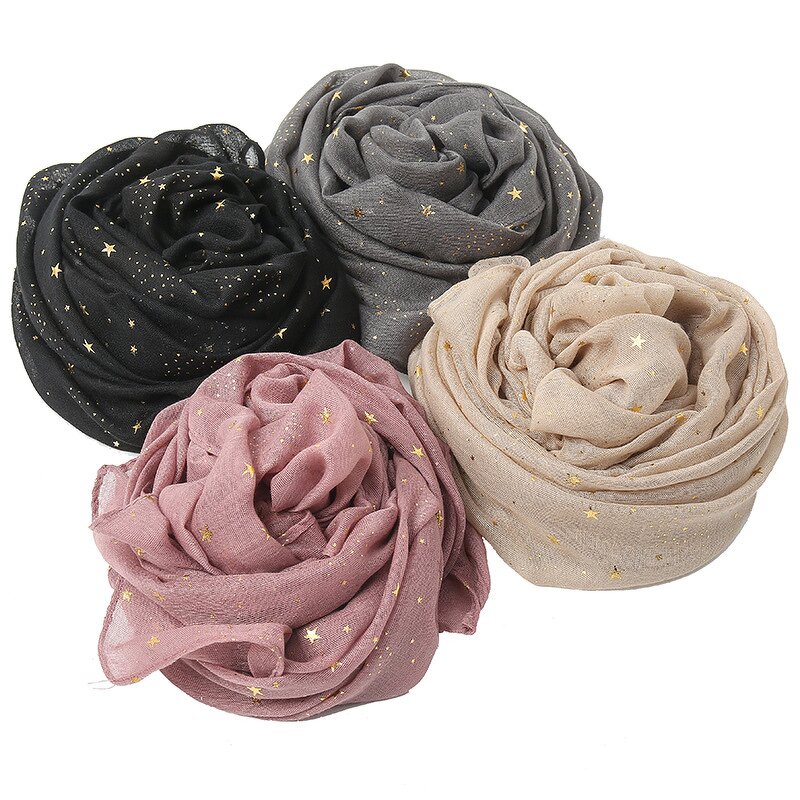 Hijab Factory - Wholesale Chiffon Linen Scarfs Shawls