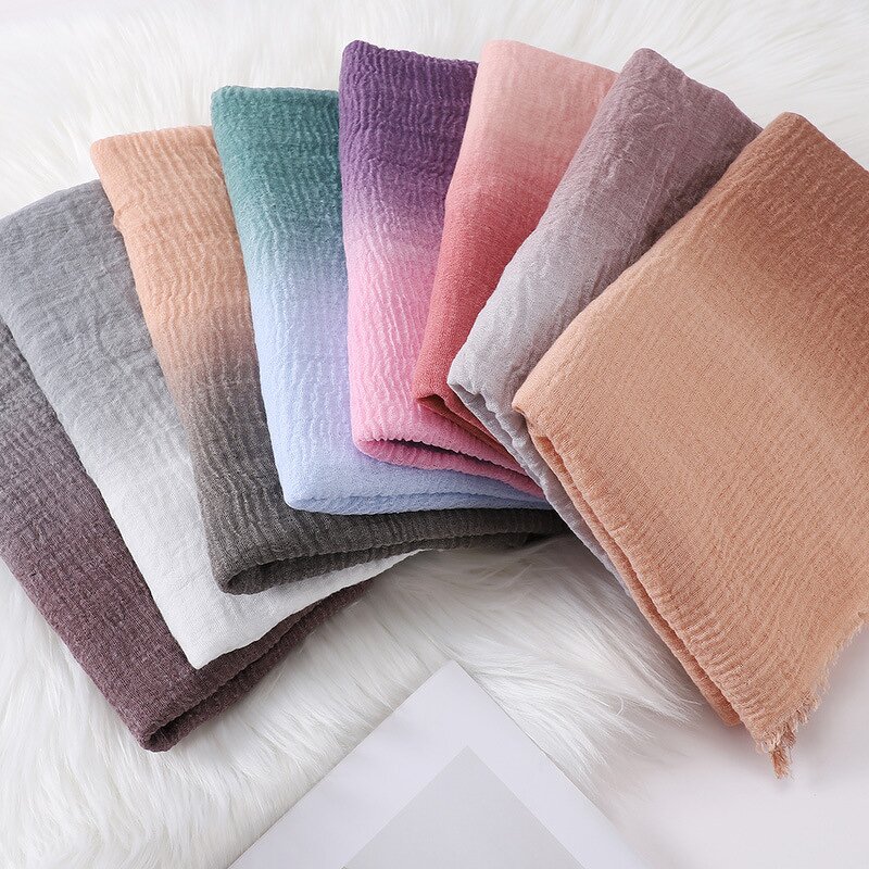 Hijab Factory - Muslim Cotton Linen Crinkle Hijab