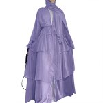 Abaya Factory - Three-layer Chiffon Dresses 2 Piece Set