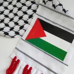 Keffiyeh Factory - Wholesale Jacquard Palestine Flag Scarf