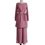 Abaya Factory - Plus Size 2 Piece Set Casual Skirt