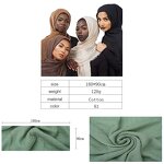 Hijab Factory - Traditional Muslim Kids Cotton Hijab