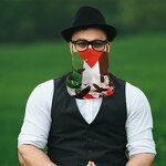 Bandana Factory - Traditional Palestinian Flag Neck Gaiter