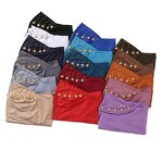 Hijab Factory - Solid Color Muslim Instant Hijab with Pearl