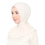 Hijab Factory - Glitter Shiny Long Plain Scarf Shawl
