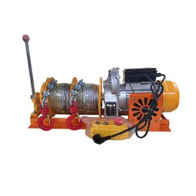 Mini Electric Wire Rope Hoist Manufacturer - 220V 1T Steel Cable Electric Clutch Winch
