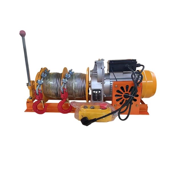 Mini Electric Wire Rope Hoist Manufacturer - 220V 1T Steel Cable Electric Clutch Winch