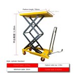 Scissor Lift Platform Supplier - Easy Operation 500-800kg Hydraulic Lift Table for Construction