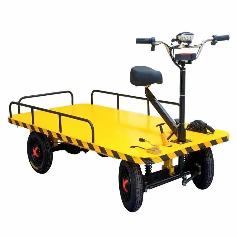 Motorized Flatbed Handcart Supplier - Factory Direct Sales 800-1000kg Electric Flat Car