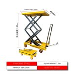 Scissor Lift Table Factory - Factory Direct 1000kg Portable Manual Lift Table