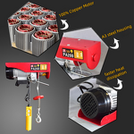 Mini Electric Winch Hoist Manufacturer - New Anti-Rotation Wire Rope Hoist 200-1200kg