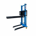Self Loading Forklift Factory - 1T Hydraulic Electric Pallet Stacker 1.6m Lift