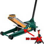 Floor Jack Factory - Best Selling 3 Ton Low Profile Double Pumps Vehicle Jack