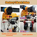 Mini Electric Winch Hoist Manufacturer - New Anti-Rotation Wire Rope Hoist 200-1200kg