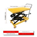 Scissor Lift Table Manufacturer - Factory Supply Cheap Manual Portable Lift Table Cart