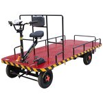 Electric Platform Trolley Factory - High Quality 800-1000kg Electric Cargo Transport Trolley