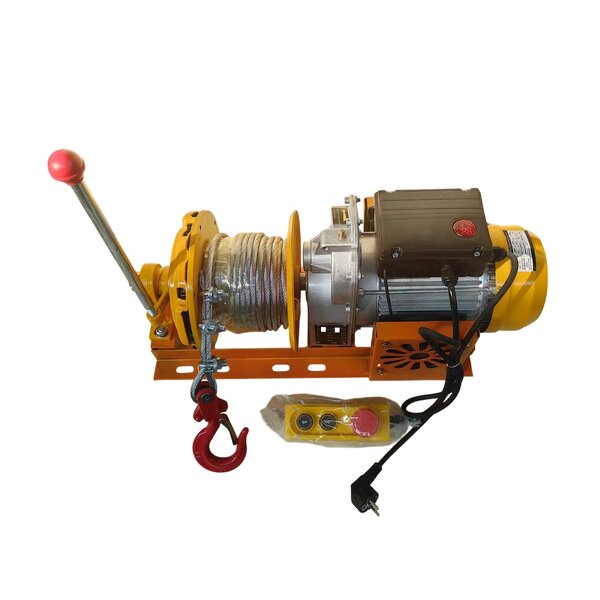 Mini Electric Winch Manufacturer - Wholesale Factory 220V 60Hz 500/1000kg Clutch Winch