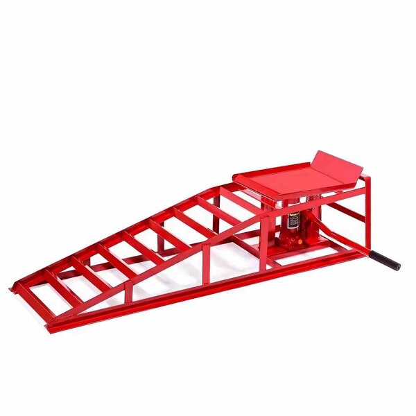 Adjustable Car Ramp Factory - 2000kg Steel Hydraulic Car Ramp for Garage Use