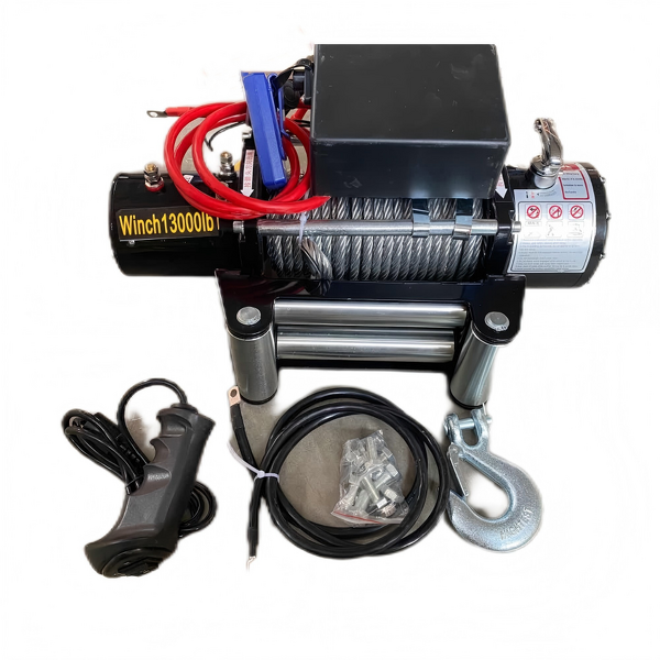 Offroad Electric Winch Factory - 4WD 12V 24V 6000lbs with Wireless Control