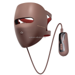 Rechargeable LED Mask for Face Portable Anti-Aging Skin Care Device 4 Modes Near-Infrared Light Therapy Red Light US Plug Type