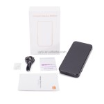 Compact Portable LED Light Travel Makeup Mirror Real-Time UV Humidity Sensor Alert Sun Protection Tool for Face Optimal for Skin