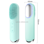 易思便携式IPX7防水硅胶电动刷热/冷洁面按摩器家用清洁刷