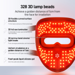 Uyisi 4-Color LED Mask Suit Facial and Neck Beauty Skin Rejuvenation Whitening Anti-Aging Red Light Therapy Beauty Care Device