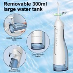易思H2O专业牙线300ml防水IPX7级USB充电便携式口腔冲洗器洁牙器
