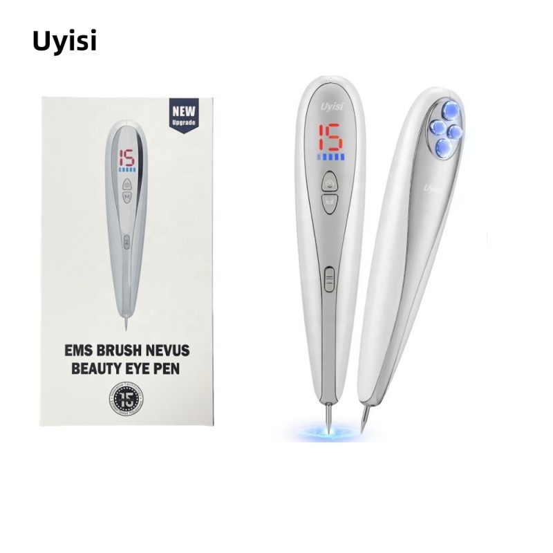 New Portable EMS Eye Massager Pen Freckle Wart Dark Tattoo Spot Skin Sweep Remover Pen Mole Removal Machine Pen