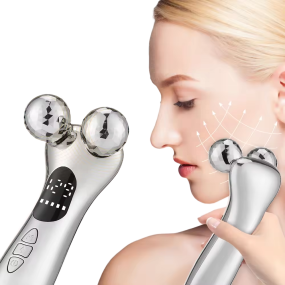 2024 Home Use Beauty Equipment EMS Micro Current Facial Roller Device for Face Neck Lifting for Body Chin Skin Rejuvenation