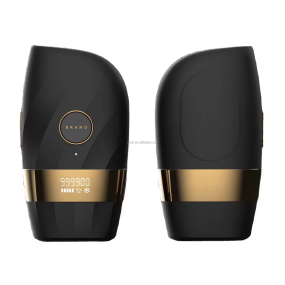 2024 Hot Sales Home Use Painless Ice Cooling Laser Hair Removal Machine 999.999 Flashes Handheld with US & ZA Plugs