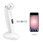 视觉黑头去除器与WiFi应用程序无线摄像头观察皮肤护理工具电动真空黑头去除器