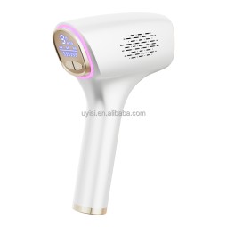 Uyisi蓝宝石冰冷却快闪三合一IPL手持式脱毛器便携式家用激光脱毛器，适用于男性和女性