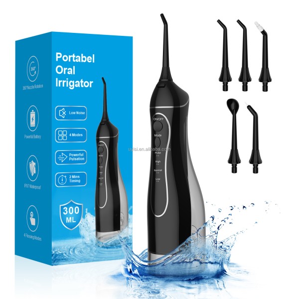 易思H2O专业牙线300ml防水IPX7级USB充电便携式口腔冲洗器洁牙器