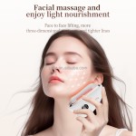 家用玉石美容工具抗衰老面部按摩器，具有皱纹、浮肿、热振等特点